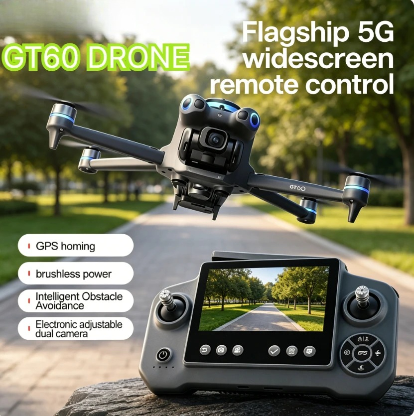 Drone Gps Mount - Dron Cuadricóptero RC Plegable Original GT60