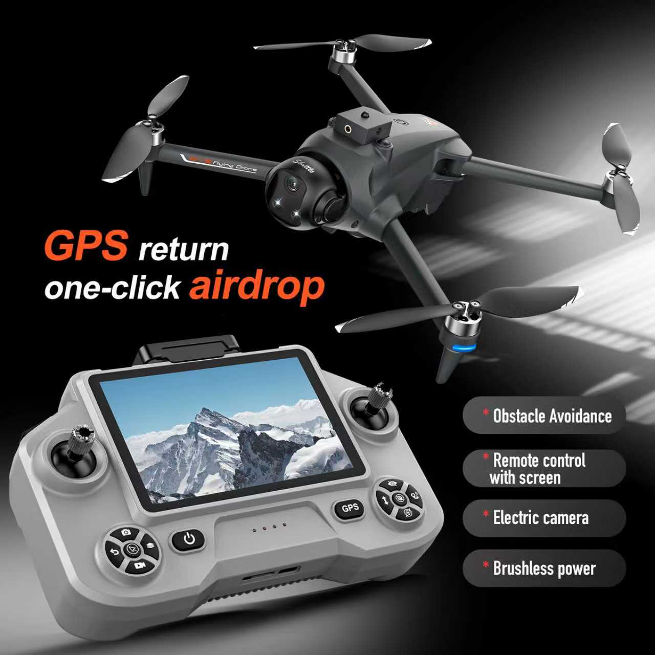 Drone Gps Mount - Dron Cuatricóptero FPV GPS YL059 con