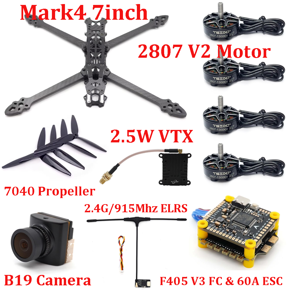 Drone Power Distribution Board - Kit de Marco Mark4 de 7
