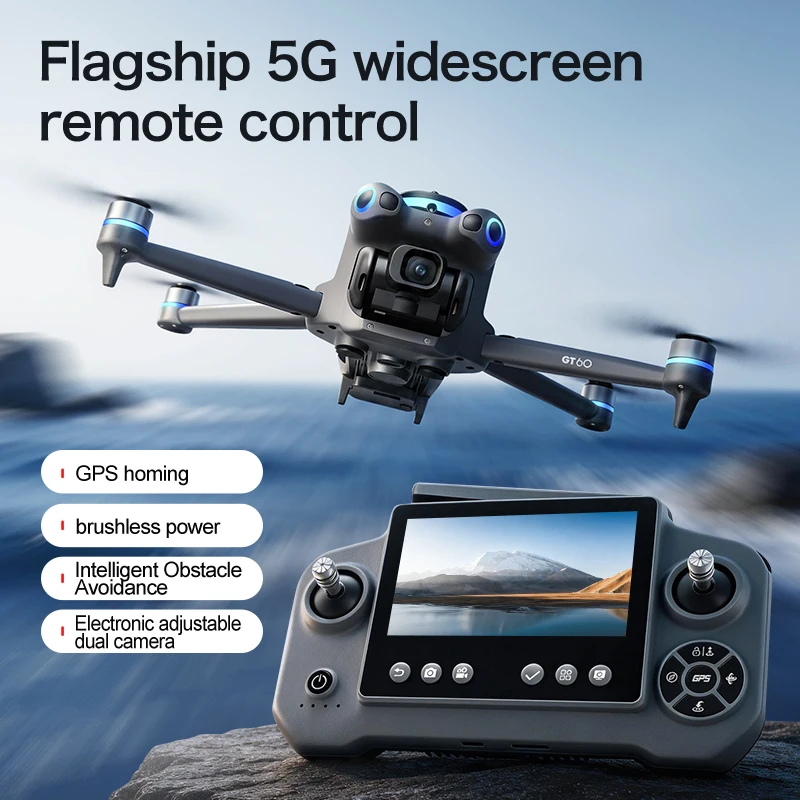 Dron con Cámara GT60 4K/6K/8K  - Drone Gps Mount reseña y precio