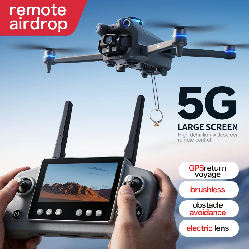 Dron con Cámara GT60 4K/6K/8K  - Drone Gps Mount reseña y precio