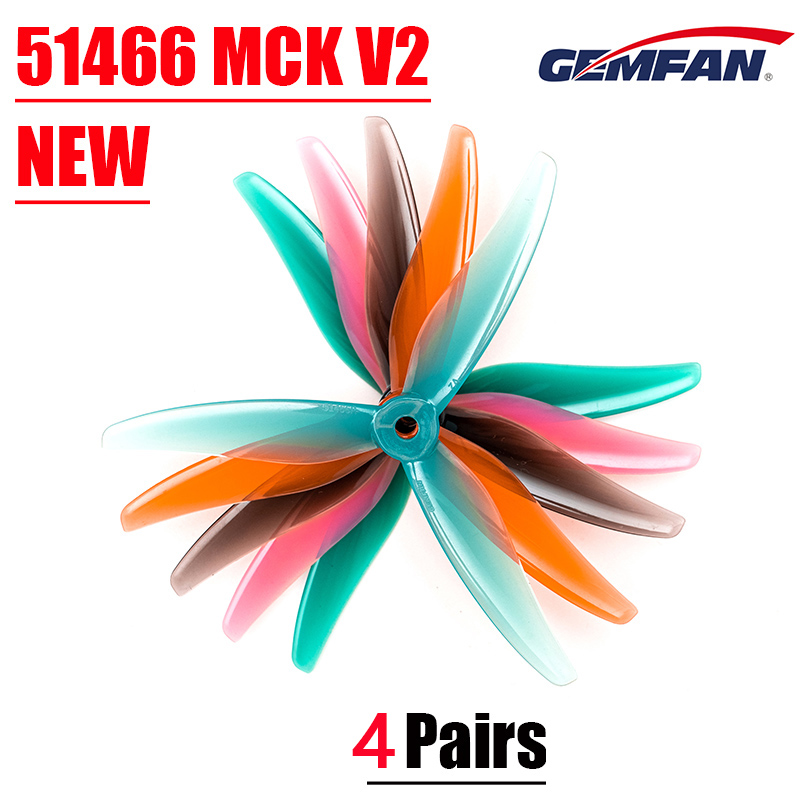 4 pares GEMFAN 51466 MCK hélic - Drone Battery Strap reseña y precio