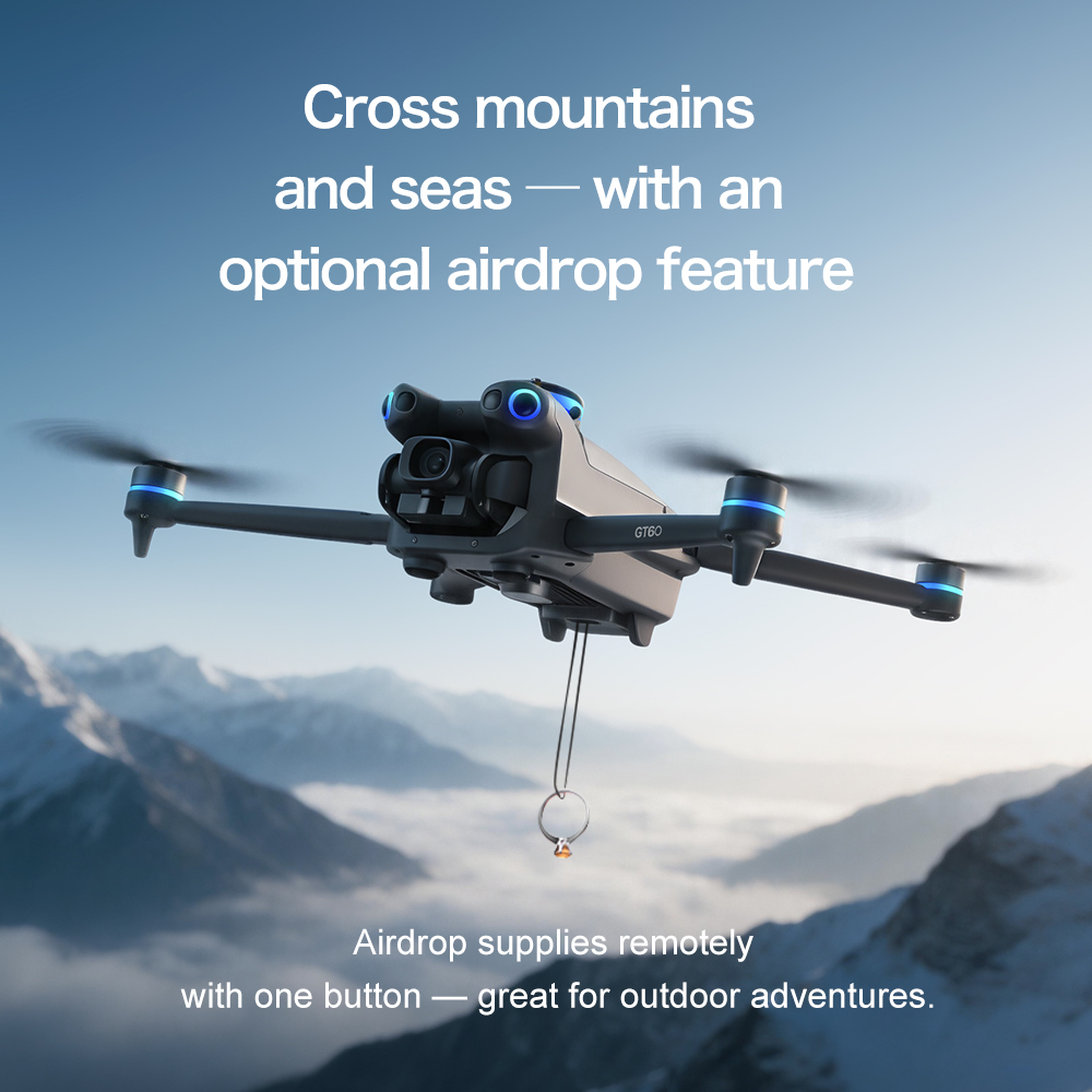 Dron Cuadricóptero RC Plegable - Drone Gps Mount reseña y precio