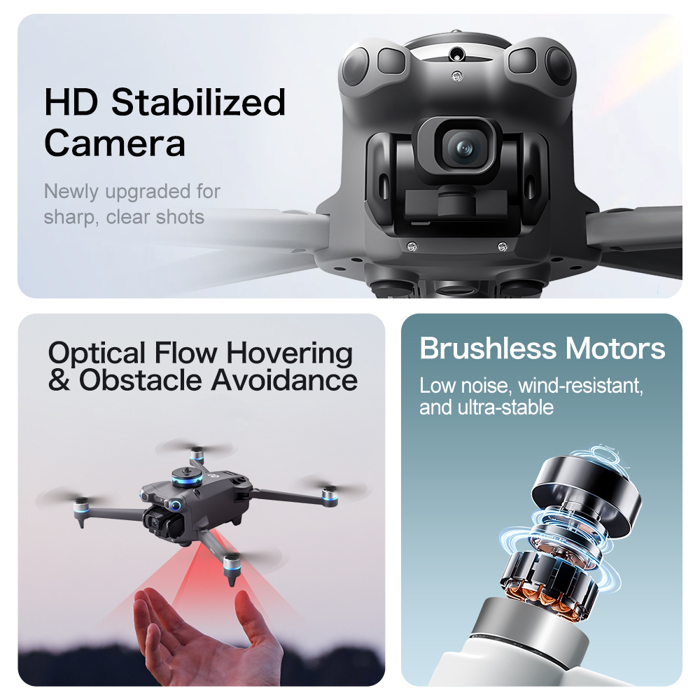 Dron Cuadricóptero RC Plegable - Drone Gps Mount reseña y precio