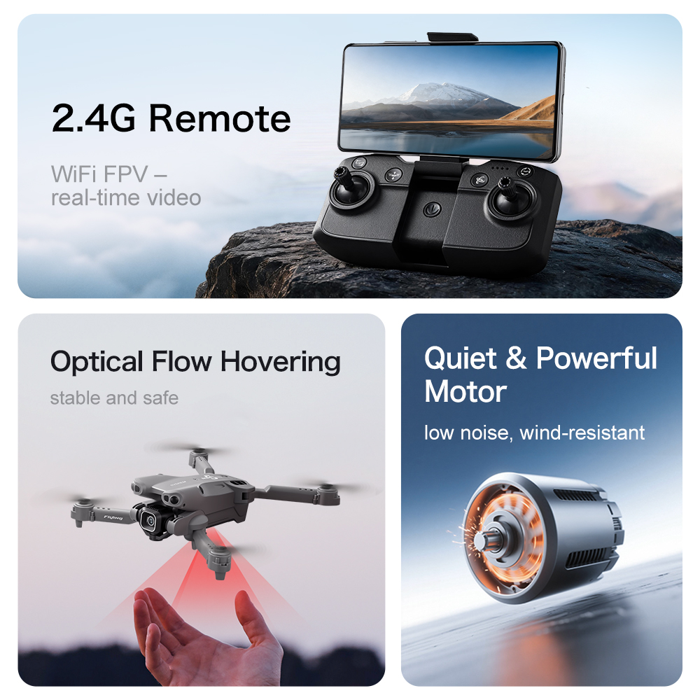 Nuevo Dron GT50 8K HD con Dobl - Jjrc Drone X12 reseña y precio