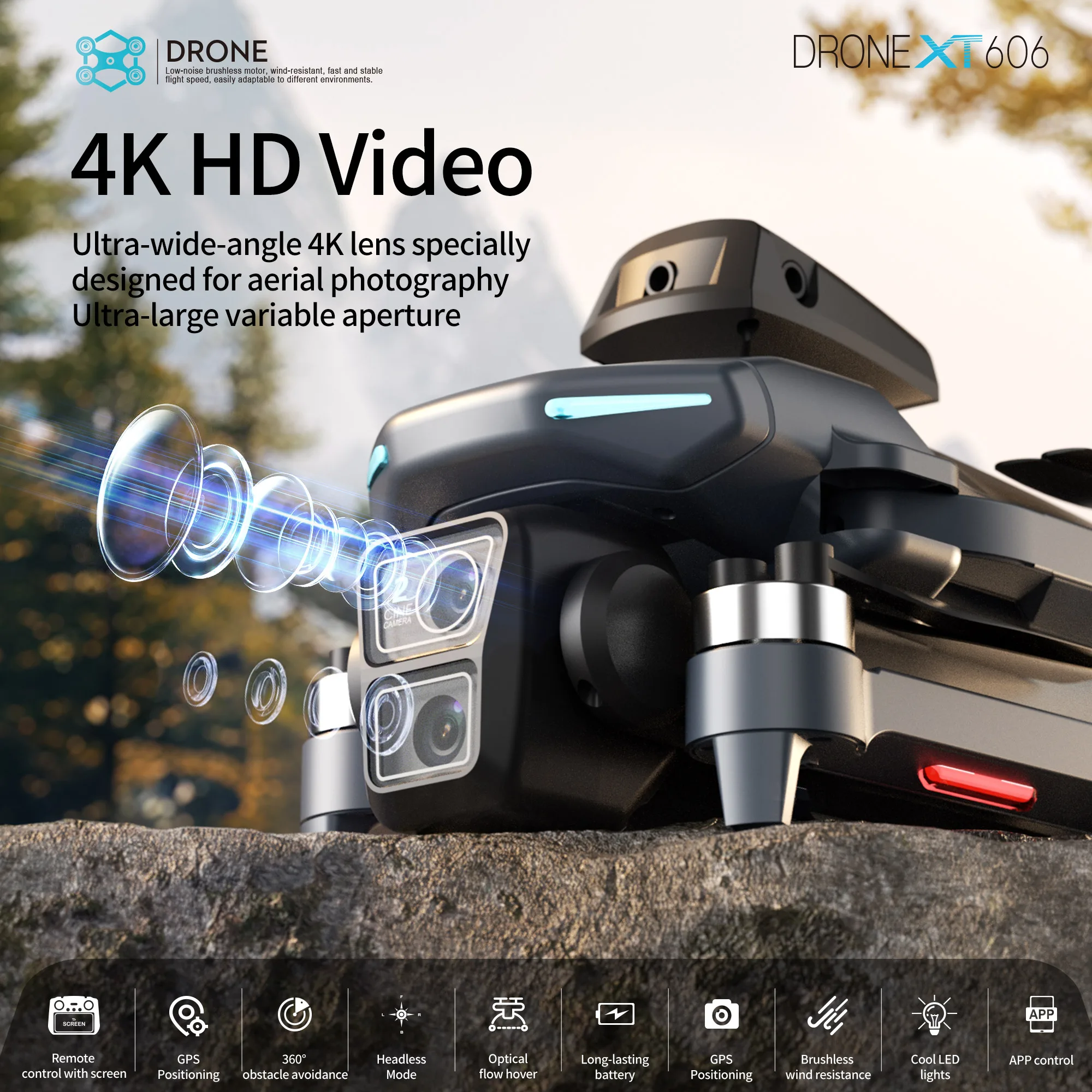 Dron GPS XT606 MAX 4k Profesio - Drone Gps Mount reseña y precio
